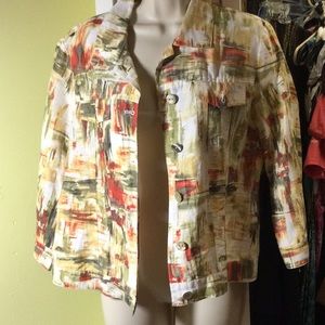 Chicos Linen Jacket